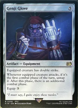 Genji Glove (0258) Final Fantasy FIN, Magic MtG, Regular - NM! - Image 1