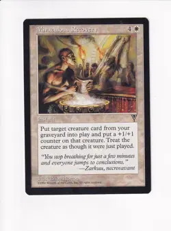 1996 MAGIC THE GATHERING MTG VISIONS MIRACULOUS RECOVERY (PH) - Image 1