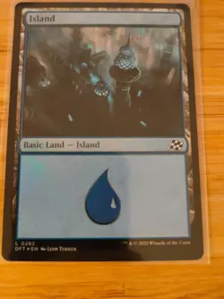 MTG Island (FOIL) 0282 Aetherdrift M/NM Free UK P&P - Image 1
