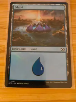 MTG Island (FOIL) 0281 Aetherdrift M/NM Free UK P&P - Image 1