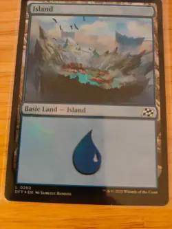 MTG Island (FOIL) 0280 Aetherdrift M/NM Free UK P&P - Image 1