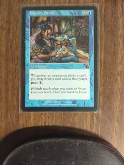 2000 Magic The Gathering Prophecy #45 Rhystic Study MTG Magic The Gathering - Image 1