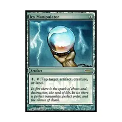 WOTC MtG FNM Promos Icy Manipulator (P) (Foil) Fair - Image 1