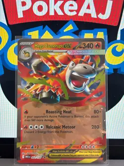 Pokemon TCG - Mega Camerupt ex - 022/132 - Mega Evolutions - Half Art NM - Image 1