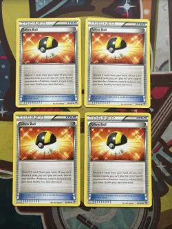 Pokemon Playset Of 4x Ultra Ball 90/101 - Excellent - BW Plasma Blast - Image 1