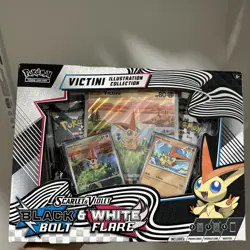 Pokemon Scarlet & Violet Unova Victini Illustration Collection Box - 6 Box Case - Image 3