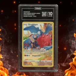 Pokemon Silver Tempest DRUDDIGON TG09/TG30 Trainer Gallery TAG 10 - Image 1