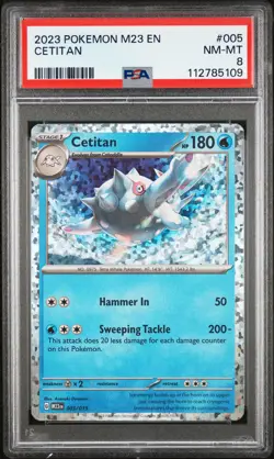 2023 POKEMON M23 EN-MCDONALD'S COLL #005 CETITAN PSA 8 - Image 1