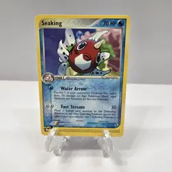 SEAKING 21/109 EX RUBY AND SAPPHIRE POKEMON NM - Image 1