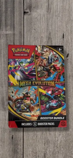 Pokemon TCG: Mega Evolution Booster Bundle 6 Booster Pack Sealed - Image 1