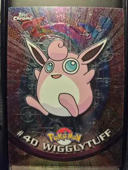 Pokemon Card - 2000 Topps Chrome Series 1 Wigglytuff #40 Holo Foil - Image 1