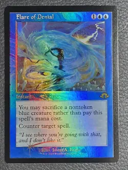 Flare of Denial (Retro Frame) MTG Modern Horizons 3 Foil #400 Magic Card - Image 1