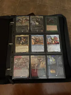 Magic The Gathering Rare & Mythic Card MTG Binder Collection Lot - Image 1