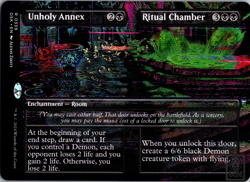 Unholy Annex Ritual Chamber (Borderless) Duskmourn: House of Horror Regular - Image 1
