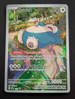 Snorlax SVP 051 Promo Pokemon TCG Scarlet & Violet 151 Near Mint - Image 1