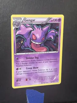 2015 Pokemon Gengar XY Breakthrough Cosmo Holo 60/162 Pokemon TCG - Image 4