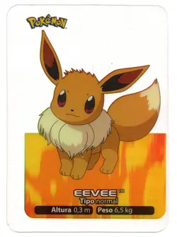 EEVEE #133 LAMINCARD COLECCION POKEMON LAMINCARDS 2005 EDIBAS (USADA) - Image 1