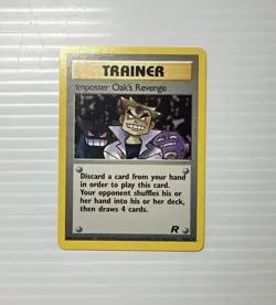 Imposter Oak's Revenge - 76/82 Team Rocket - Pokemon TCG - 2000 - Image 1