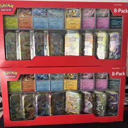 Pokemon TCG: Prismatic Evolutions 8 Mini-Tins Promos Costco Lot Of 2 IN HAND - Image 2