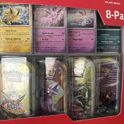 Pokemon TCG: Prismatic Evolutions 8 Mini-Tins Promos Costco Lot Of 2 IN HAND - Image 4
