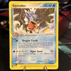 Pokemon Gyarados 32/97 Dragon Regular E-Reader NM - Image 1
