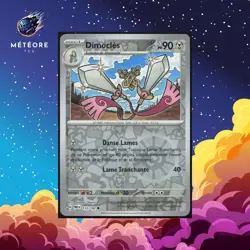 Carte Pokemon Dimocles 133/182 Reverse Faille Paradoxe Francais - Image 1