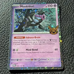 Munkidori Holo Rare Cosmos 095/167 Trick Or Trade Pokemon TCG - Image 1