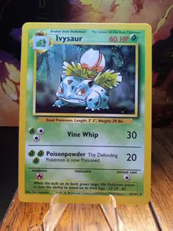 1999 Pokemon Base Set Unlimited Ivysaur #30 VLP - Image 1