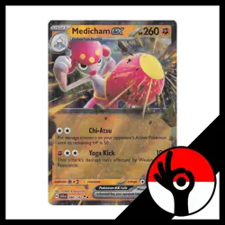 Pokemon TCG: Stellar Crown - 080/142 - Medicham Ex - Image 1
