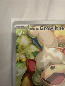 2024 Pokemon Hisuian Growlith Twilight Masquerade 181/167 NM - Image 2