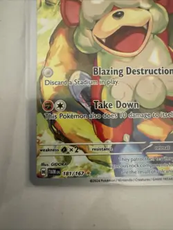 2024 Pokemon Hisuian Growlith Twilight Masquerade 181/167 NM - Image 4