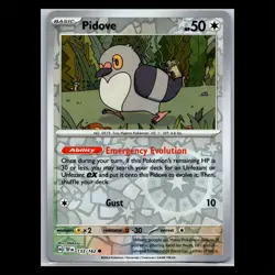 Pidove 133/162 Reverse Holo - Temporal Forces Pokemon Card - Image 1