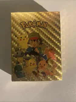55cards/box Collector's Edition Gold 55 Card Non-TCG Fan Art Pokemon Sealed Deck - Image 2
