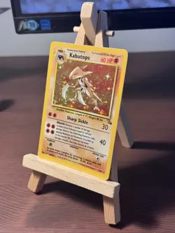 Pokemon kabutops Fossil Holo Rare Card 9/62 1999 WOTC Vintage - Image 4