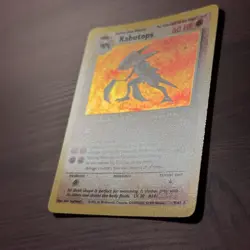 Pokemon kabutops Fossil Holo Rare Card 9/62 1999 WOTC Vintage - Image 5