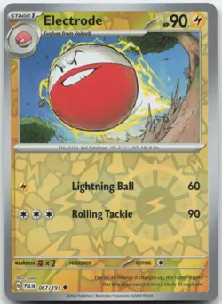 Electrode 067/193 Reverse Holo SV02: Paldea Evolved Pokemon Card NM - Image 1