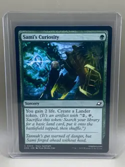 SAMI'S CURIOSITY #0203 Edge Of Eternities MTG COMMON Card NM - Image 1