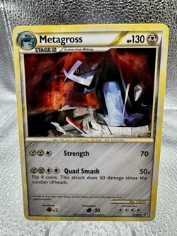 Metagross 16/90 Rare HS-Undaunted Pokemon Card 2010 - Image 1