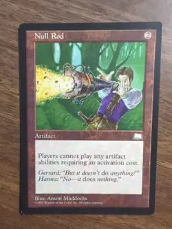 MTG - Null Rod , Weatherlight - NM-/ Ex+Condition - Image 1