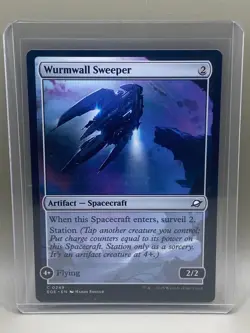 WURMWALL SWEEPER #0249 Edge Of Eternities MTG COMMON Card NM - Image 1