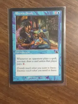 2000 Magic The Gathering Prophecy #45 Rhystic Study MTG Magic The Gathering - Image 1