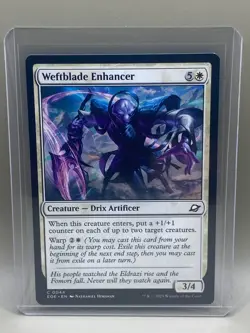 WEFTBLADE ENHANCER #0044 Edge Of Eternities MTG COMMON Card NM - Image 1