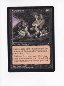 1996 MAGIC THE GATHERING MTG VISIONS VAMPIRISM (#2) (PH) - Image 1