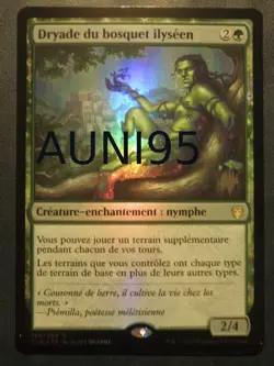 mtg magic dryad of the ilysian grove FOIL FRENCH vf fr dryade du bosquet ilyseen - Image 1