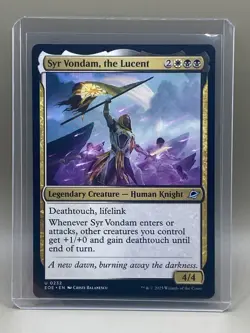 SYR VONDAM, THE LUCENT #0232 Edge Of Eternities MTG UNCOMMON Card NM - Image 1
