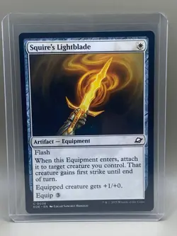 SQUIRE'S LIGHTBLADE #0036 Edge Of Eternities MTG COMMON Card NM - Image 1