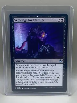 SCROUNGE FOR ETERNITY #0114 Edge Of Eternities MTG UNCOMMON Card NM - Image 1