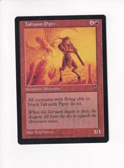 1996 MAGIC THE GATHERING MTG VISIONS TALRUUM PIPER (PH) - Image 1