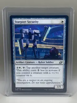 STARPORT SECURITY #0039 Edge Of Eternities MTG COMMON Card NM - Image 1