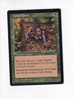 1996 MAGIC THE GATHERING MTG VISIONS SPIDER CLIMB (PH) - Image 1